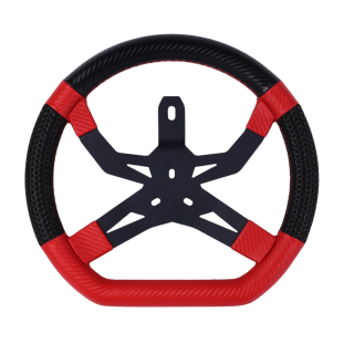 Volante 340 RR evo carbon rosso Hi Grip