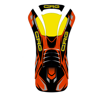 Front fairing stickers kit 509 CRG