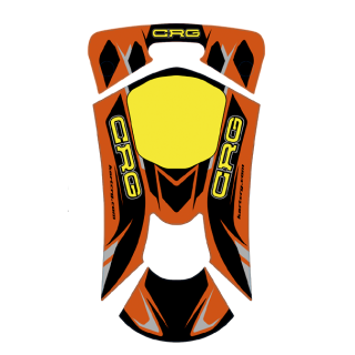 CRG Mini MK27 front fairing stickers kit