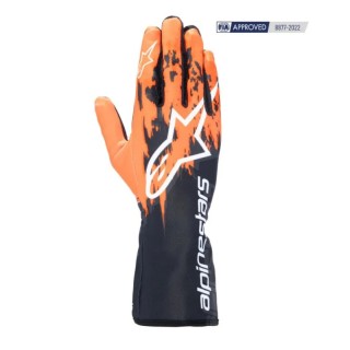 Guanti Alpinestars Tech-1 K V3 arancio/bianco