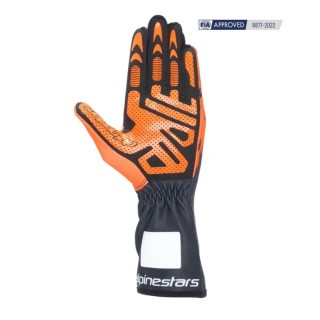 Guanti Alpinestars Tech-1 K V3 arancio/bianco