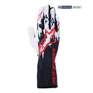 Guanti Alpinestars Tech-1 K V3 nero/bianco/rosso