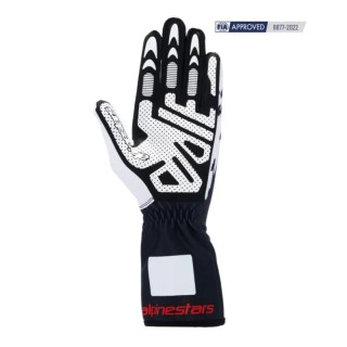 Guanti Alpinestars Tech-1 K V3 nero/bianco/rosso