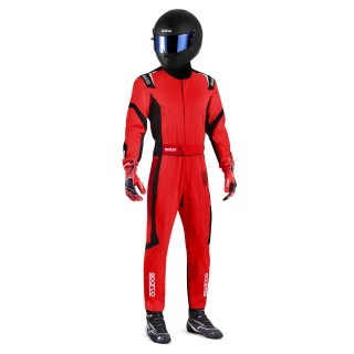 Tuta kart Sparco Thunder Advanced rosso / nero