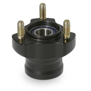 mozzo anteriore allum. L 50 completo di cuscinetti 17 mm
