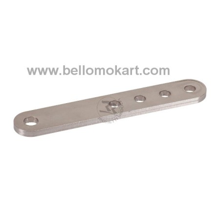 Staffa cromata dritta per supporto filtro NOX