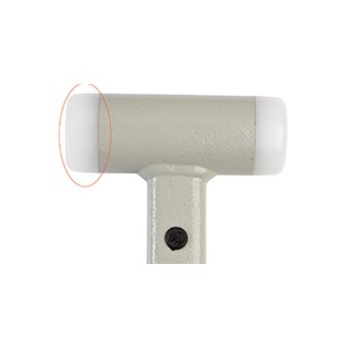 Testa in viton 50 mm ( ricambio mazzuolo in rilsan)