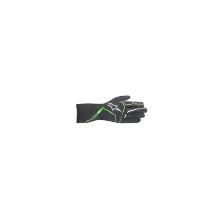 Guanti Alpinestars Tech 1-K Race nero-verde fluo