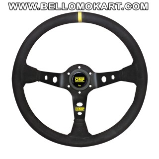 Volante CORSICA OMP nero scamosciato