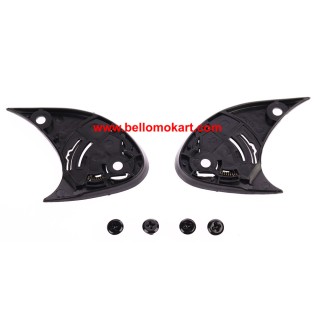 visiera fumè per casco omp circuit
