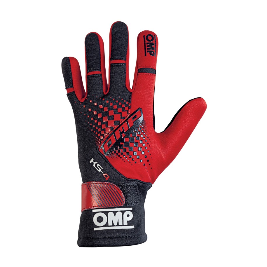 guanti OMP KS4 rosso