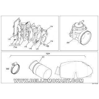 Guarnizione carburatore iame X30