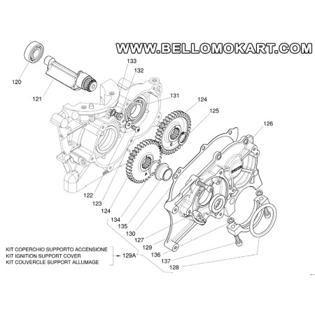 Seeger ingranaggio  equilibr. iame x30