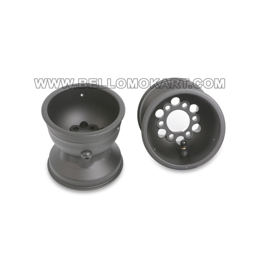 Cerchio magnesio ant. 6 fori DF HQ 130 mm freeline NEW  NERO