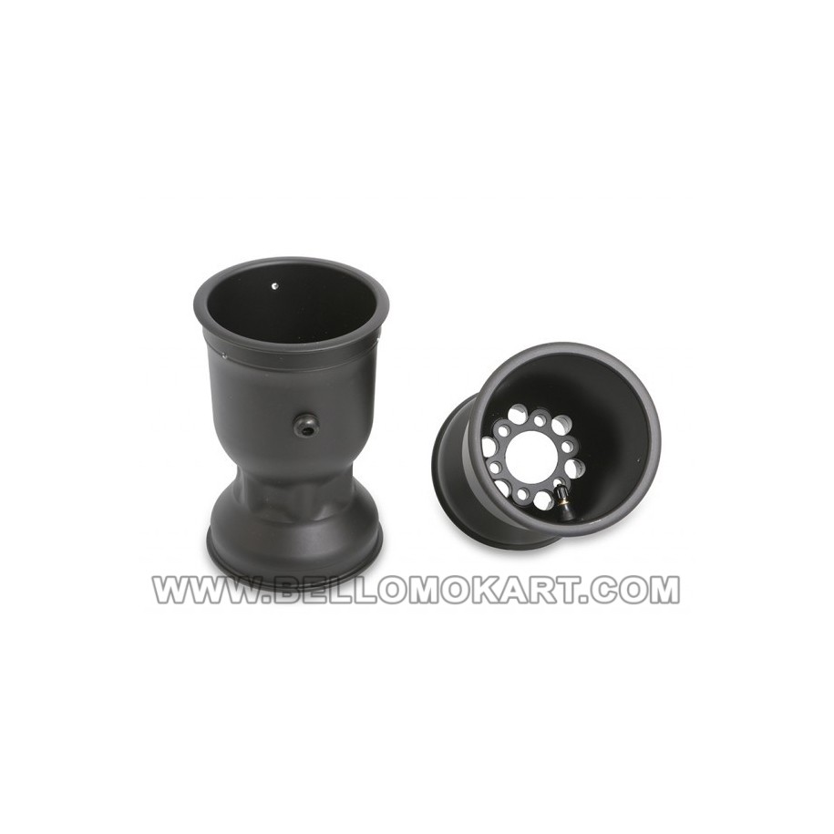 Cerchio magnesio post. 6 fori DF HQ 210 mm freeline NEW  NERO