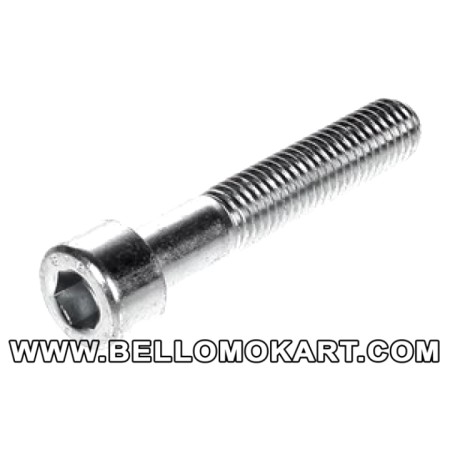 Grano Con Esagono Incassato M6x40 Punta Piatta - Vite Senza Testa A Inox A2