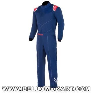 Tuta alpinestars kart indoor blu rosso