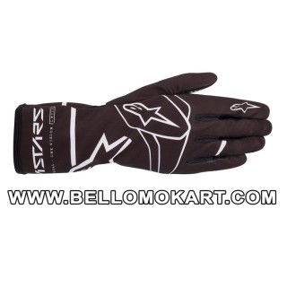 Guanti Alpinestars Tech 1-K Race V2 SOLID nero bianco