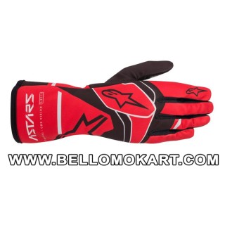 Guanti Alpinestars Tech 1-K Race V2 SOLID rosso nero grigio