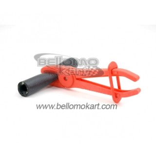 Pinza blocca flusso per tubi acqua