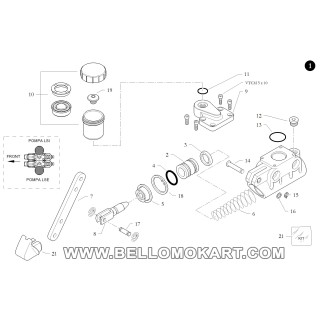 guarnizione OR 2043 epdm pompa freni freeline