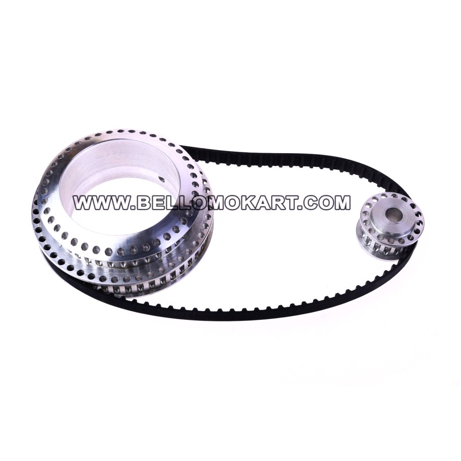 Kit pulegge dentate 2 V  per pompa acqua Elto