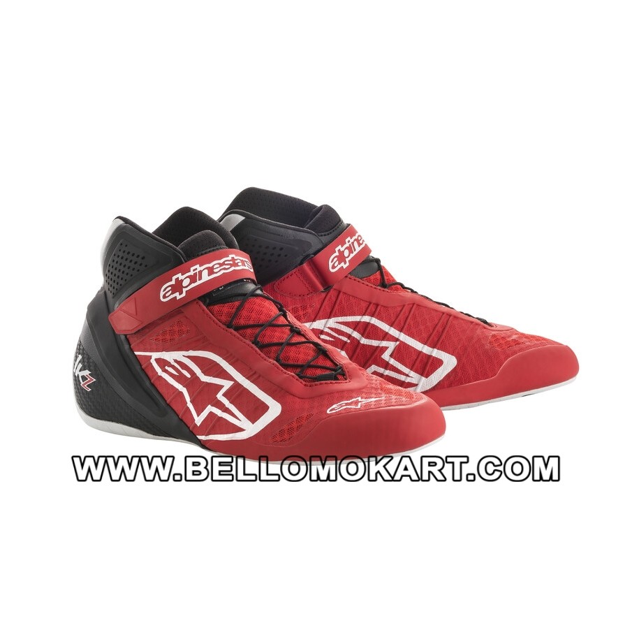 Scarpe kart Alpinestars TECH-1 KZ rosso nero