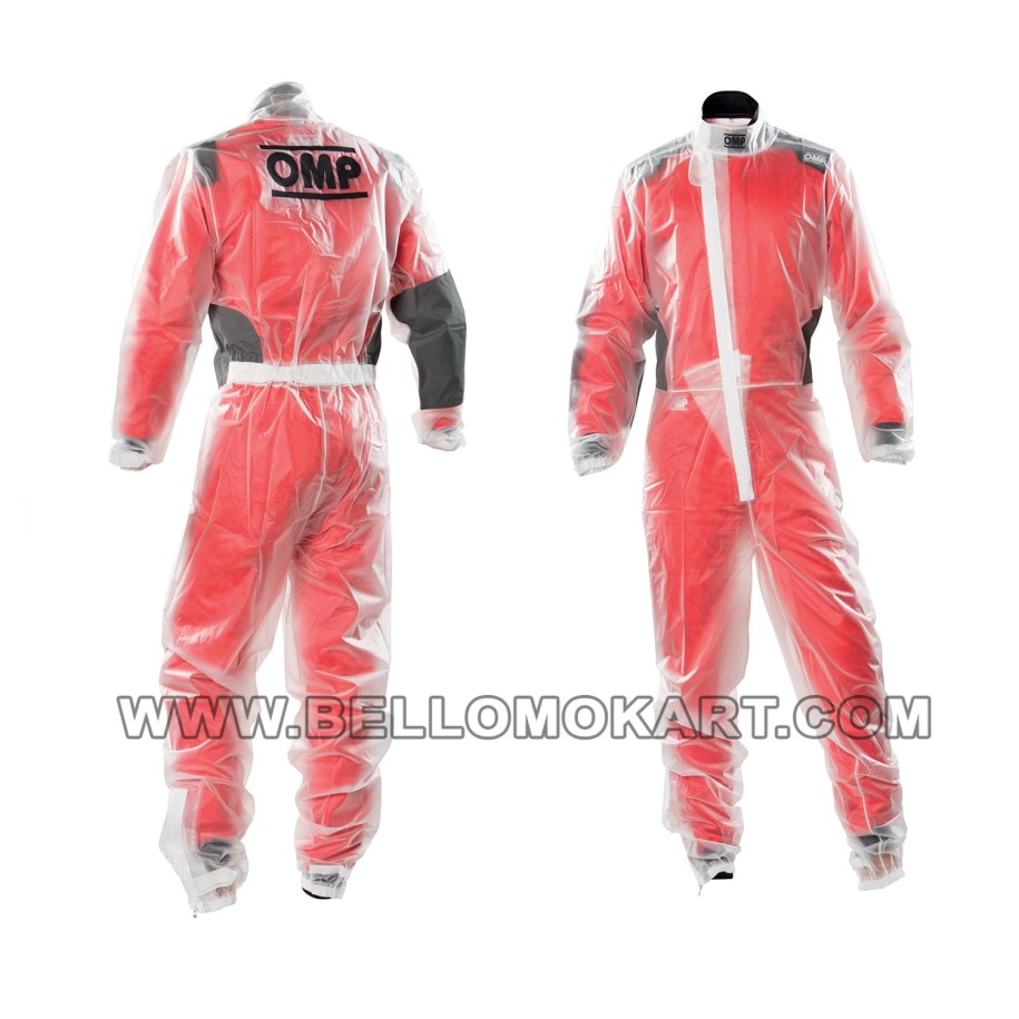 Tuta antipioggia OMP kart in pvc trasparente NEW