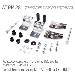 Kit attacco completo 28 mm  spoiler Hulk- Tris CIK-FIA