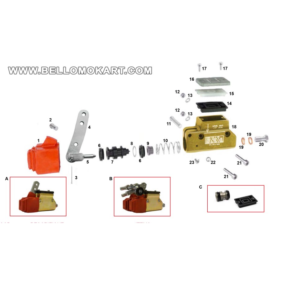 Gommino pompa acqua SUZUKI DT20 a DT40 17432-96301 barca e fuoribordo