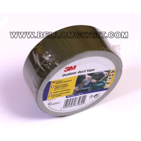 Nastro americano telato 3M  20 mt (verde militare)