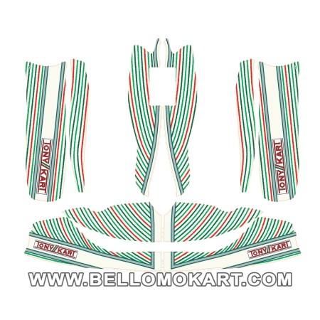 Kit   adesivi carenature TONY KART OTK M6+M7  (OK - KZ)