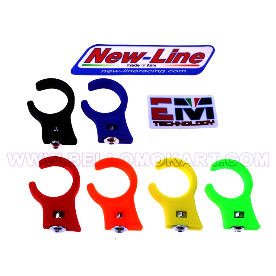 supporto tubo radiatore colorato new-line 