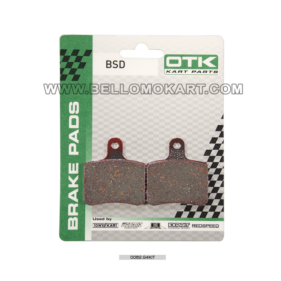 Kit 2 Pastiglie freno BSD post OTK - Tonykart
