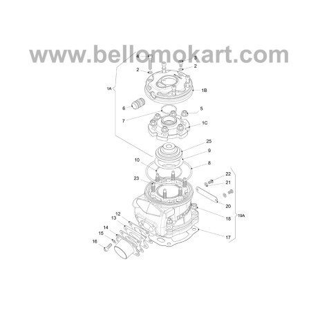 Guarnizione testa ottone iame SCREAMER KZ