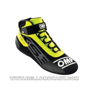 Scarpe kart OMP KS3  new  nero-giallo