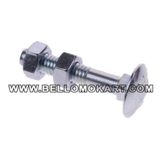 Vite m6x35 testa tonda completa per pedale forgiato CRG oro