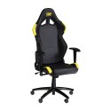 poltrona racing omp chair nero giallo