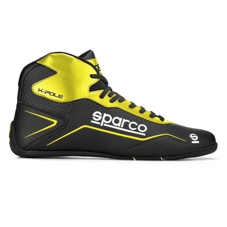 Kart shoes Sparco K-Pole Black/yellow fluo