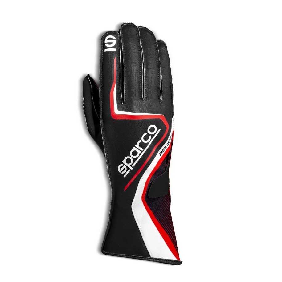 Guanti Sparco record nero/rosso