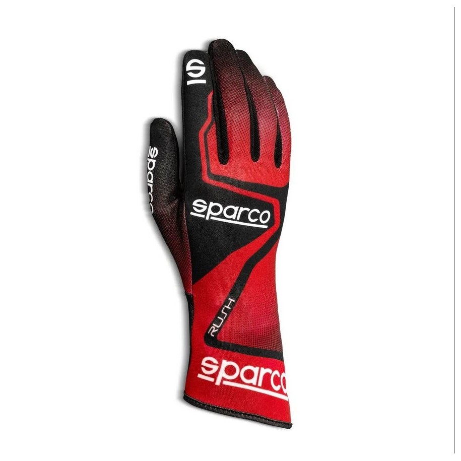 Guanti Sparco rush rosso/nero