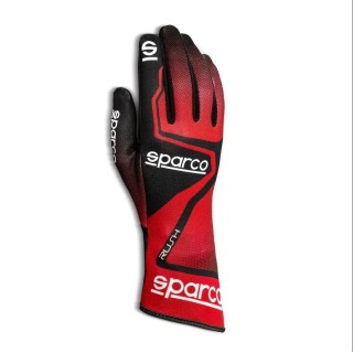 Guanti Sparco rush rosso/nero