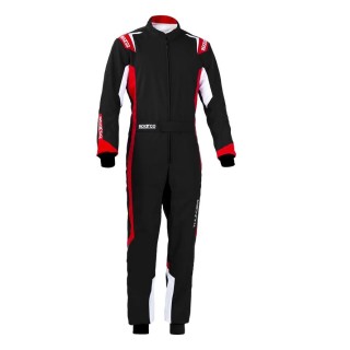 Tuta Sparco Thunder nero/rosso
