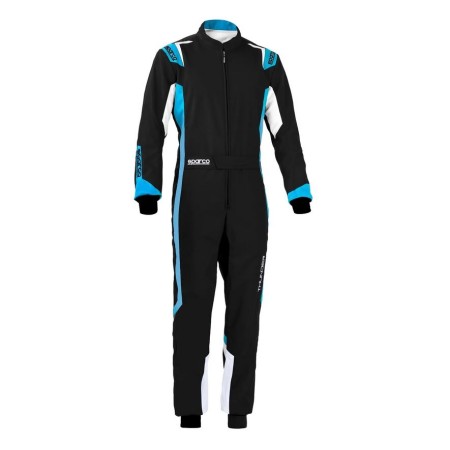 Sparco kart suit Thunder black/light blue