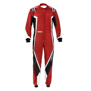 Sparco kart suit kerb red/black/white