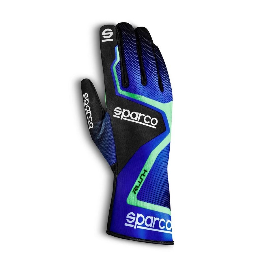 Guanti Sparco rush blu reflex/nero