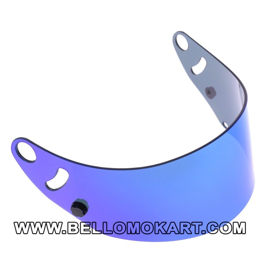Visiera iridium blu per casco arai CK6