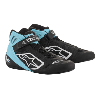 Scarpe kart Alpinestars Tech-1 KZ Nero/turchese