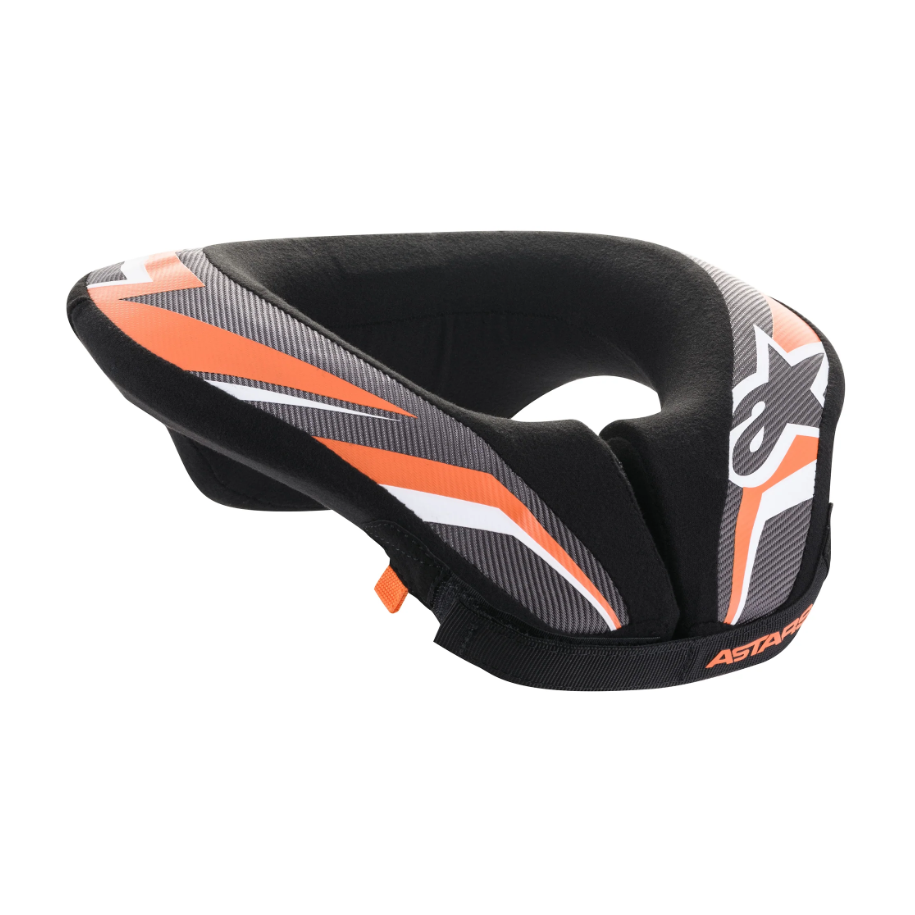 Collare kart Alpinestars Sequence Nero/antracite/arancio
