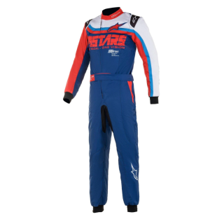 Alpinestars KMX-9 V2 Graphic 2 Karting Suit Navy Blue/Red/White